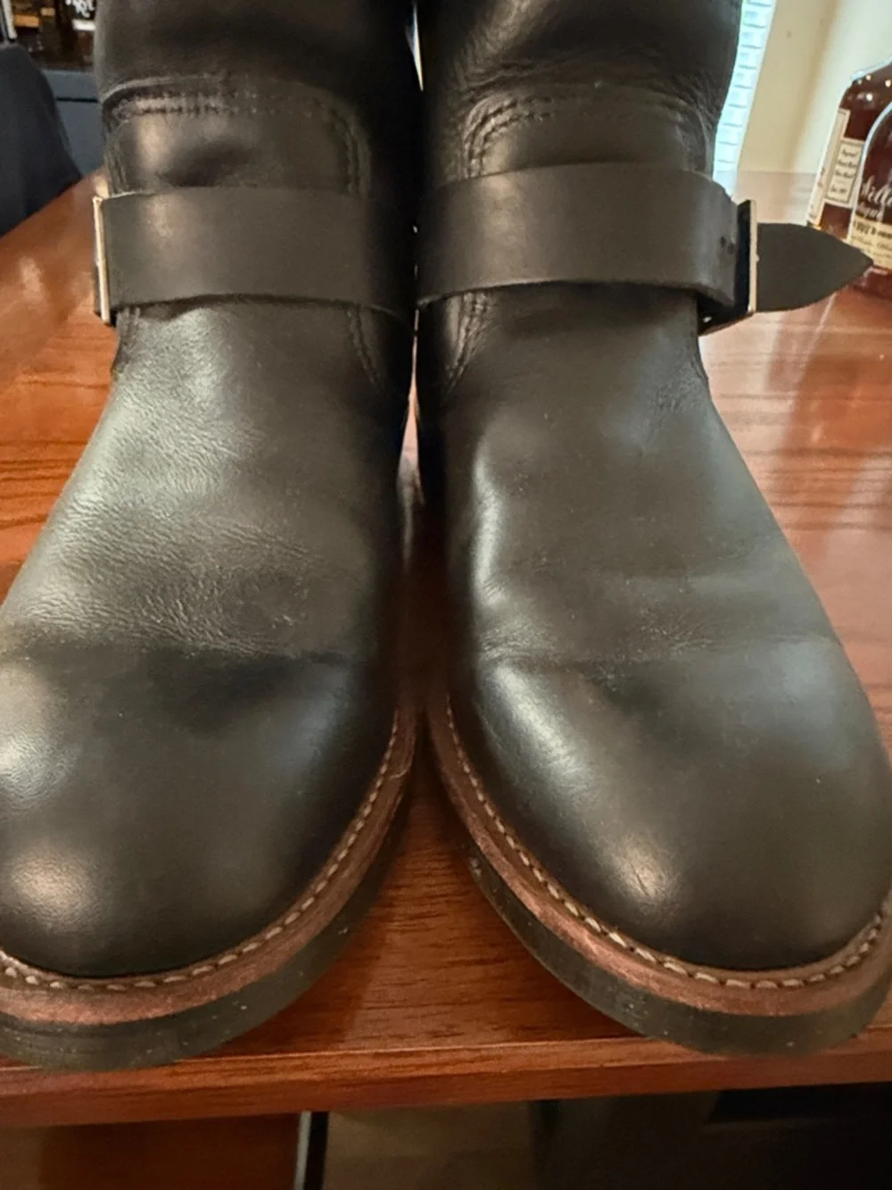 Red Wing Black Harness Leather Engineer Boot 2990  Size 10D EUC - Picture 7 of 8